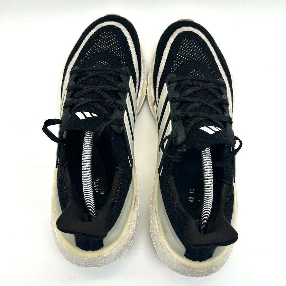 Adidas Ultraboost Light Shoes Mens 10.5 Black White Running Lightweight Sport